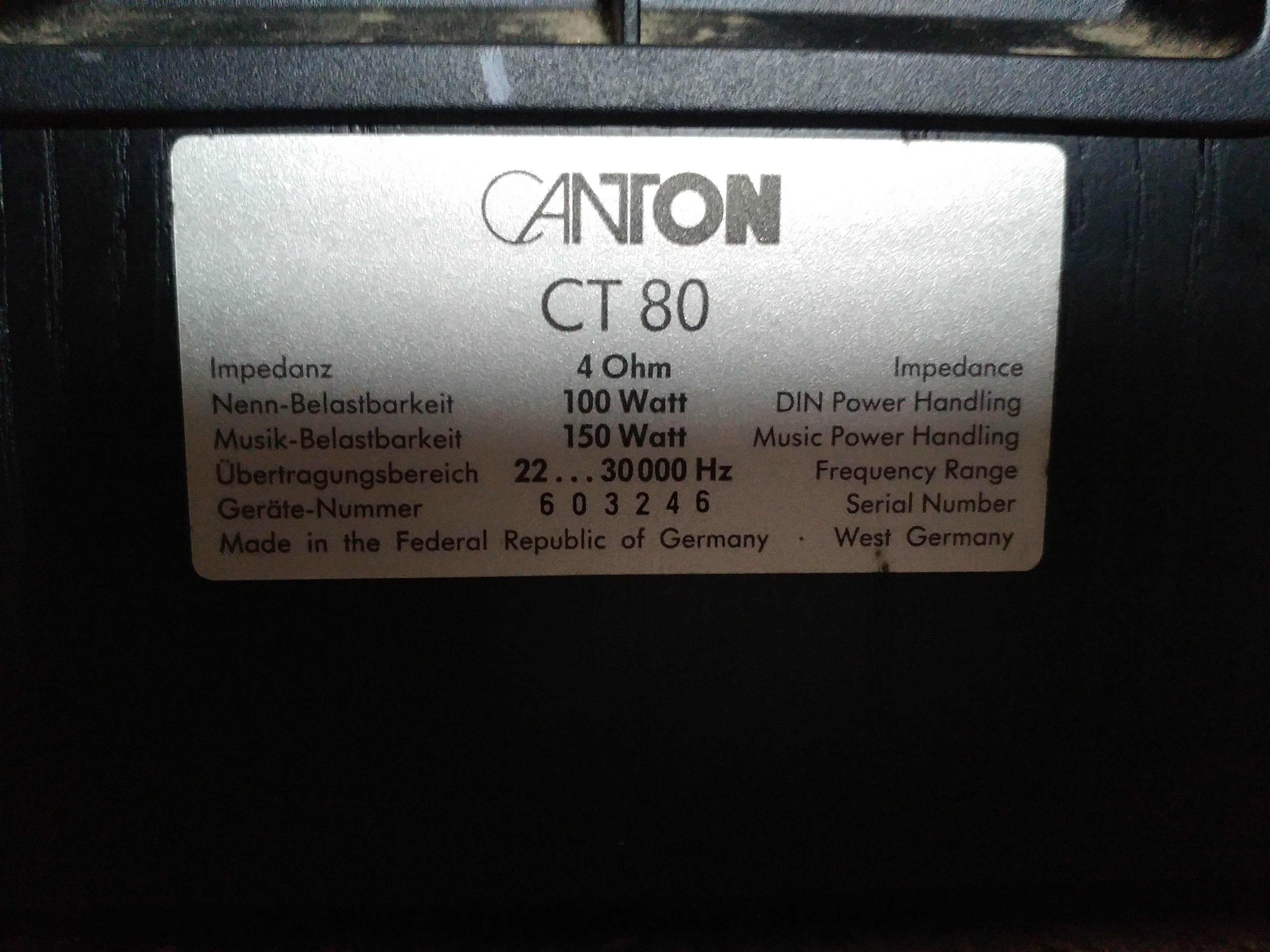 canton ct 80 speakers