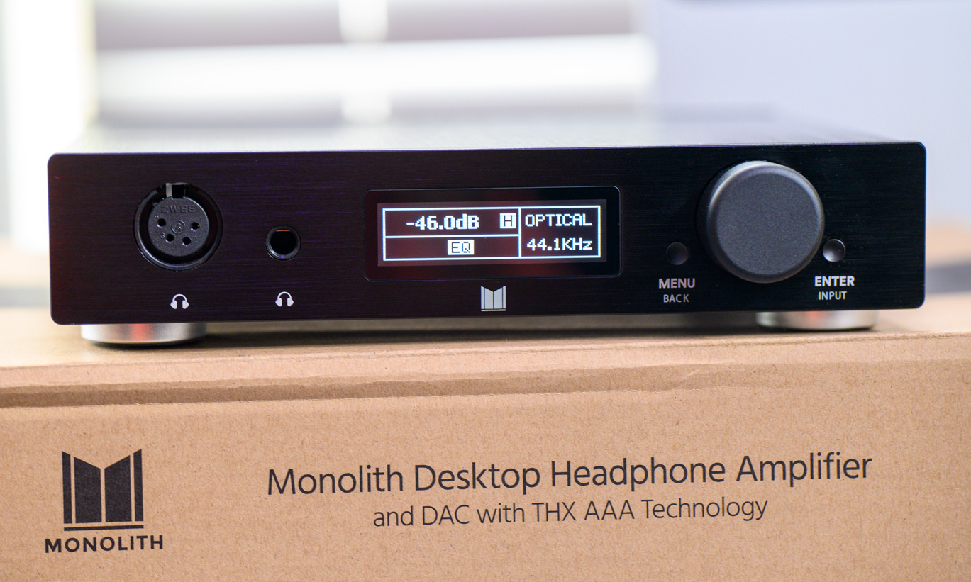 Monoprice Monolith Desktop Headphone Amplifier And Dac With Thx a Technology Store Www Spora Ws
