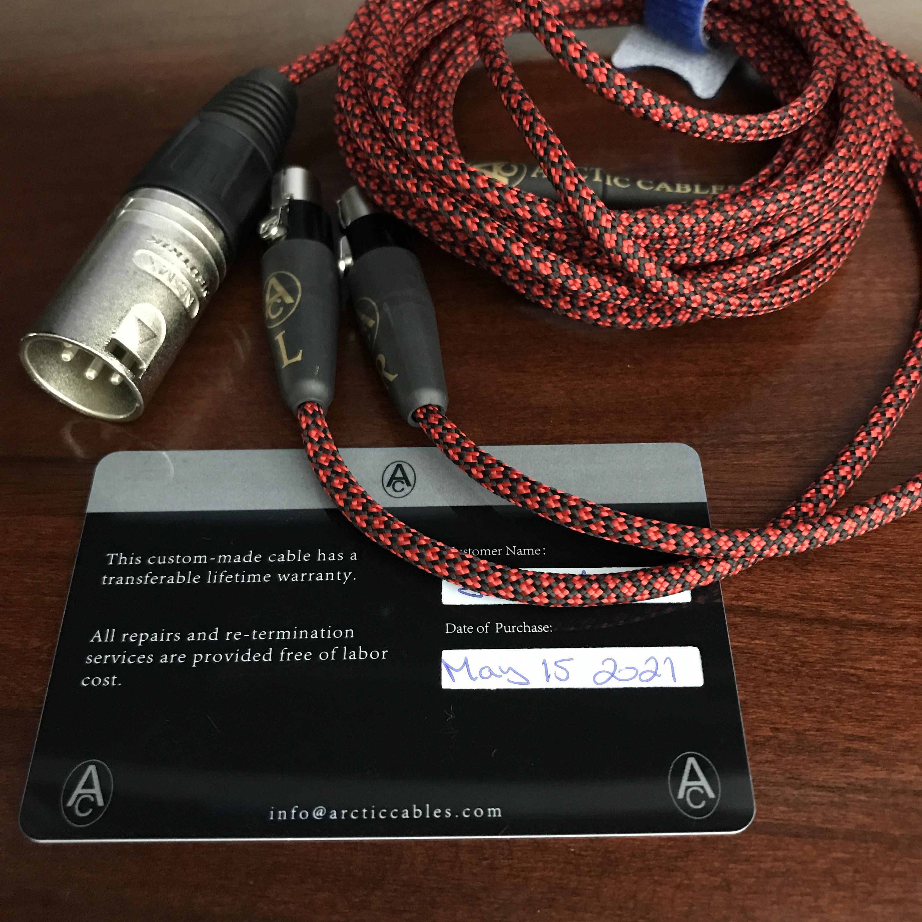 Sold Arctic Cables 10foot XLR for Audeze Headphone Reviews and