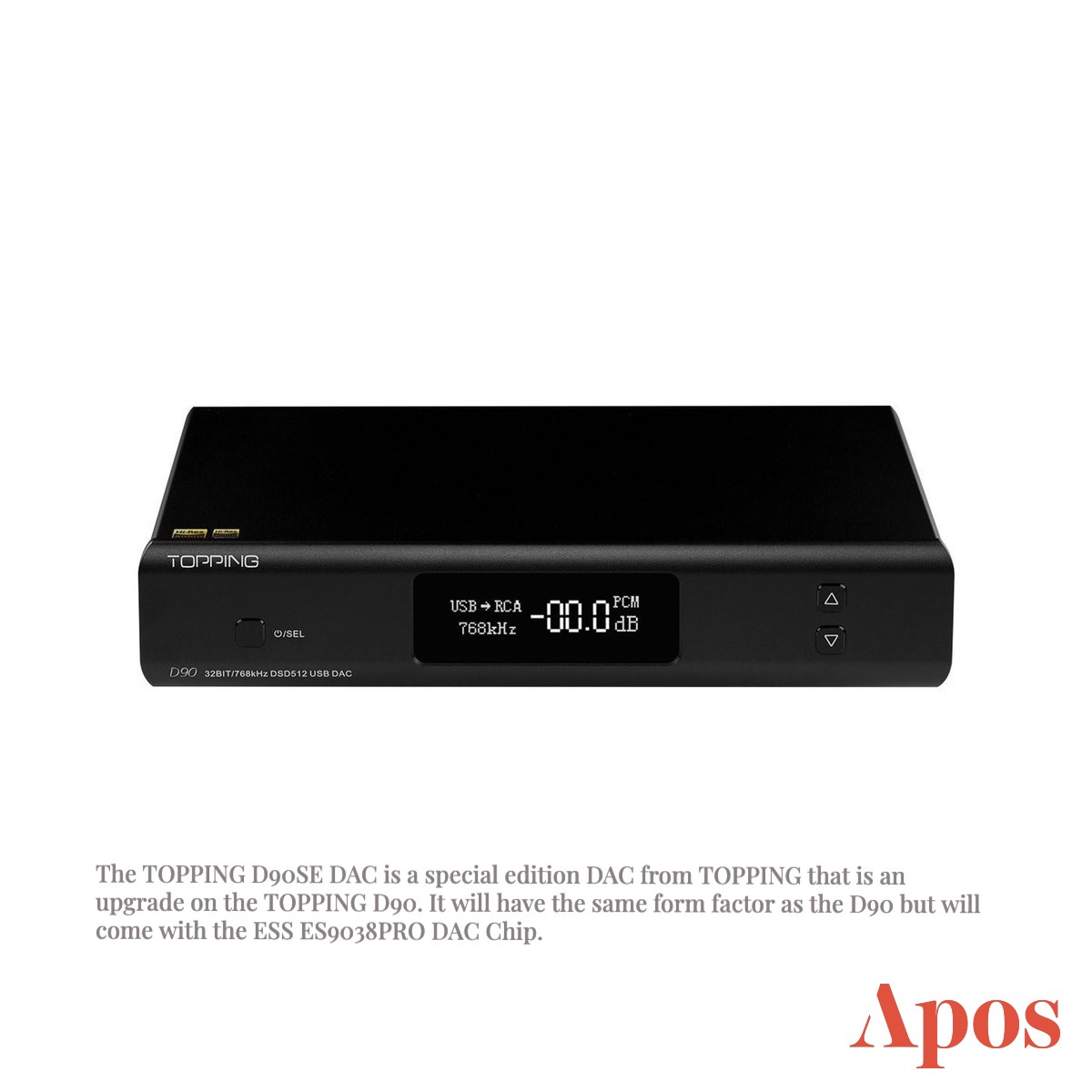 Coming in June 2021: TOPPING D90SE DAC on Apos Audio