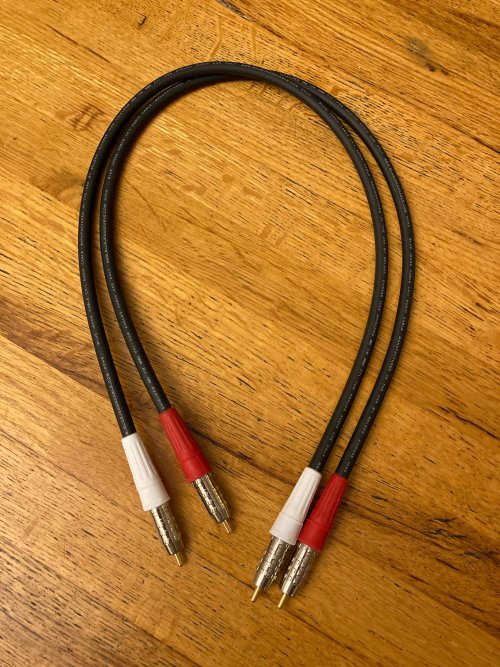 Sold 2ft Blue Jeans Cable BJC LC1 RCA Interconnect Headphone
