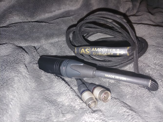 Sold Amplifier Surgery Dan Clark / MrSpeakers XLR cable Headphone