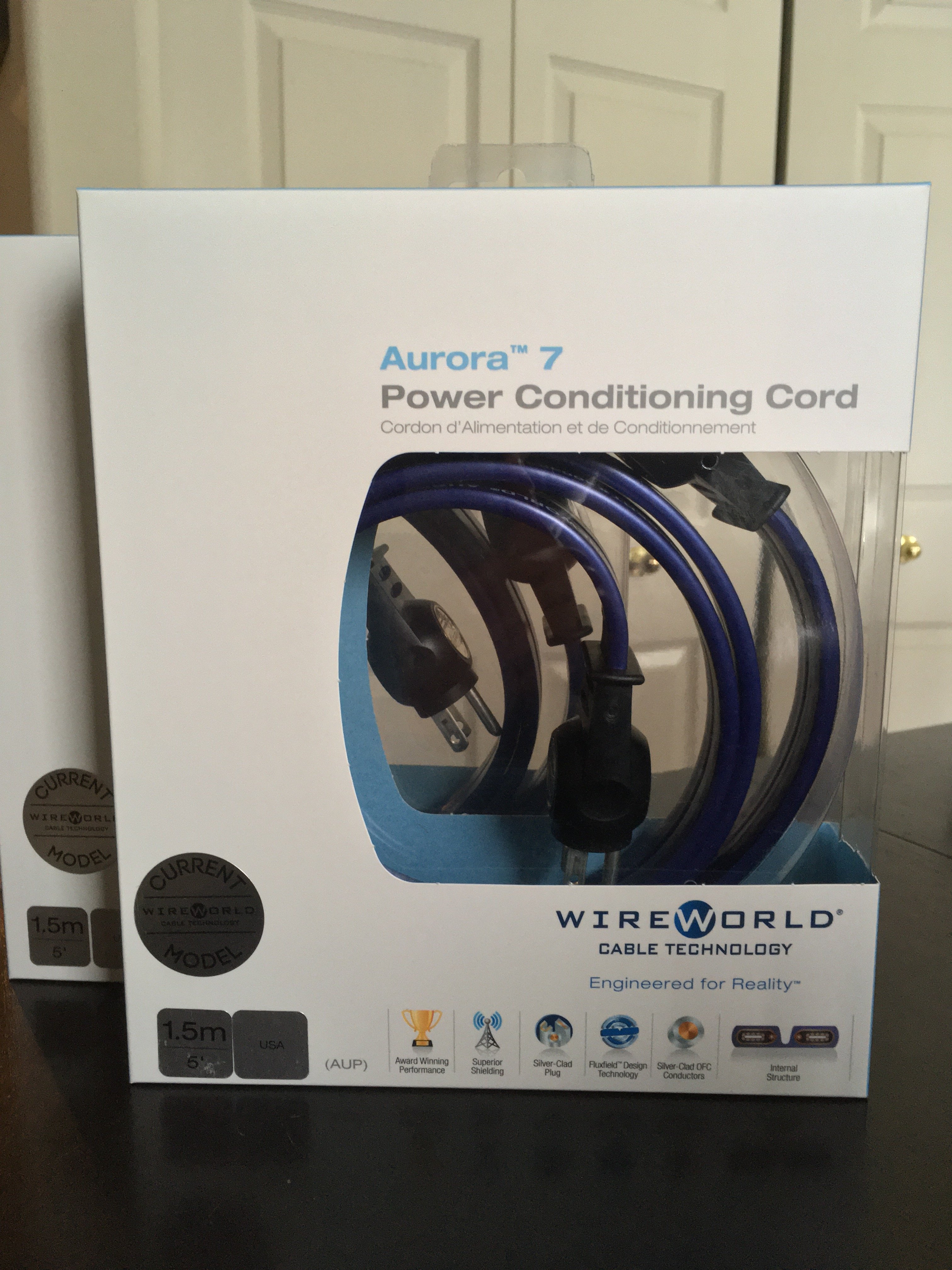 Purchased Wireworld Aurora 7 Power Cords 1.5M (Pair) Headphone
