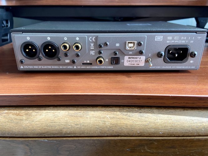 Closed SOLD Bifrost 2 Black Mint Condition w/ Audioquest Forest USB