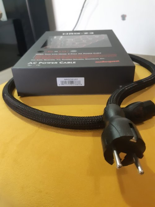 Closed AUDIOQUEST NRGZ3 Power Cable (EU) 1Meter Headphone Reviews