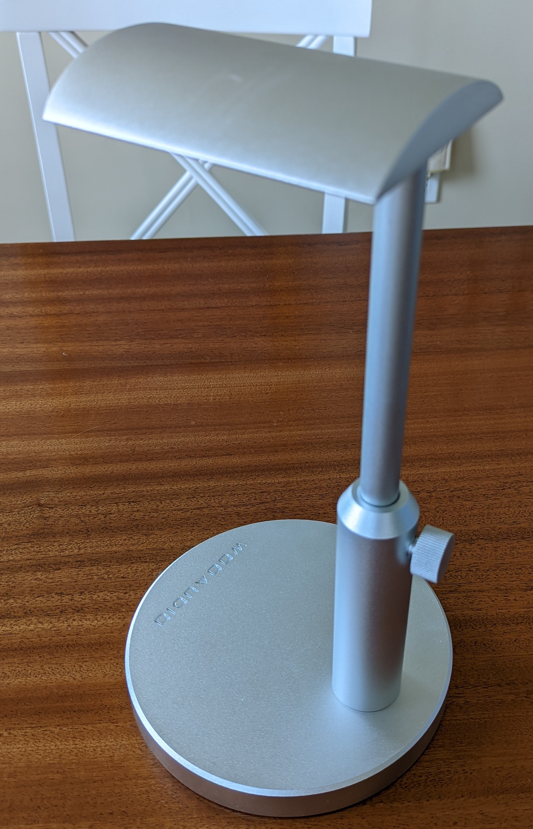 Sold Woo Audio HPSR Headphone Stand (Silver) & Stax Cover Headphone