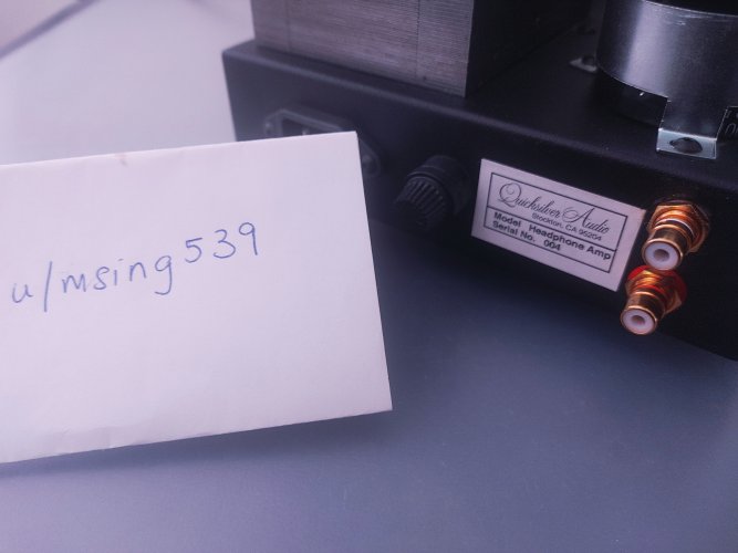 Sold Quicksilver Headphone Amp Headphone Reviews and Discussion