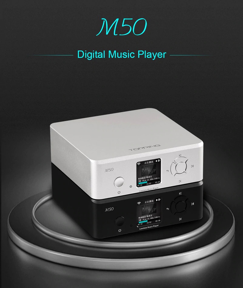 New from TOPPING: M50 Digital Music Player