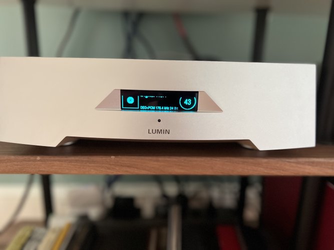 New Lumin P1 Streamer DAC in Silver