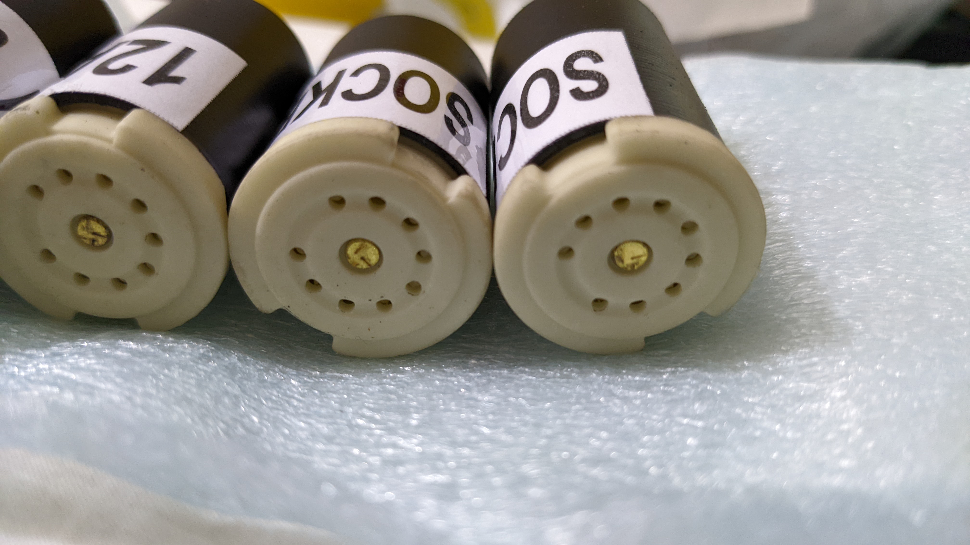 Closed: Custom 12AU7 / 12AT7 / 12AX7 to 6922 extended tube adapters and ...