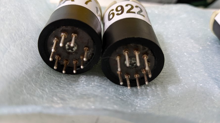 Closed: Custom 12AU7 / 12AT7 / 12AX7 to 6922 extended tube adapters and ...