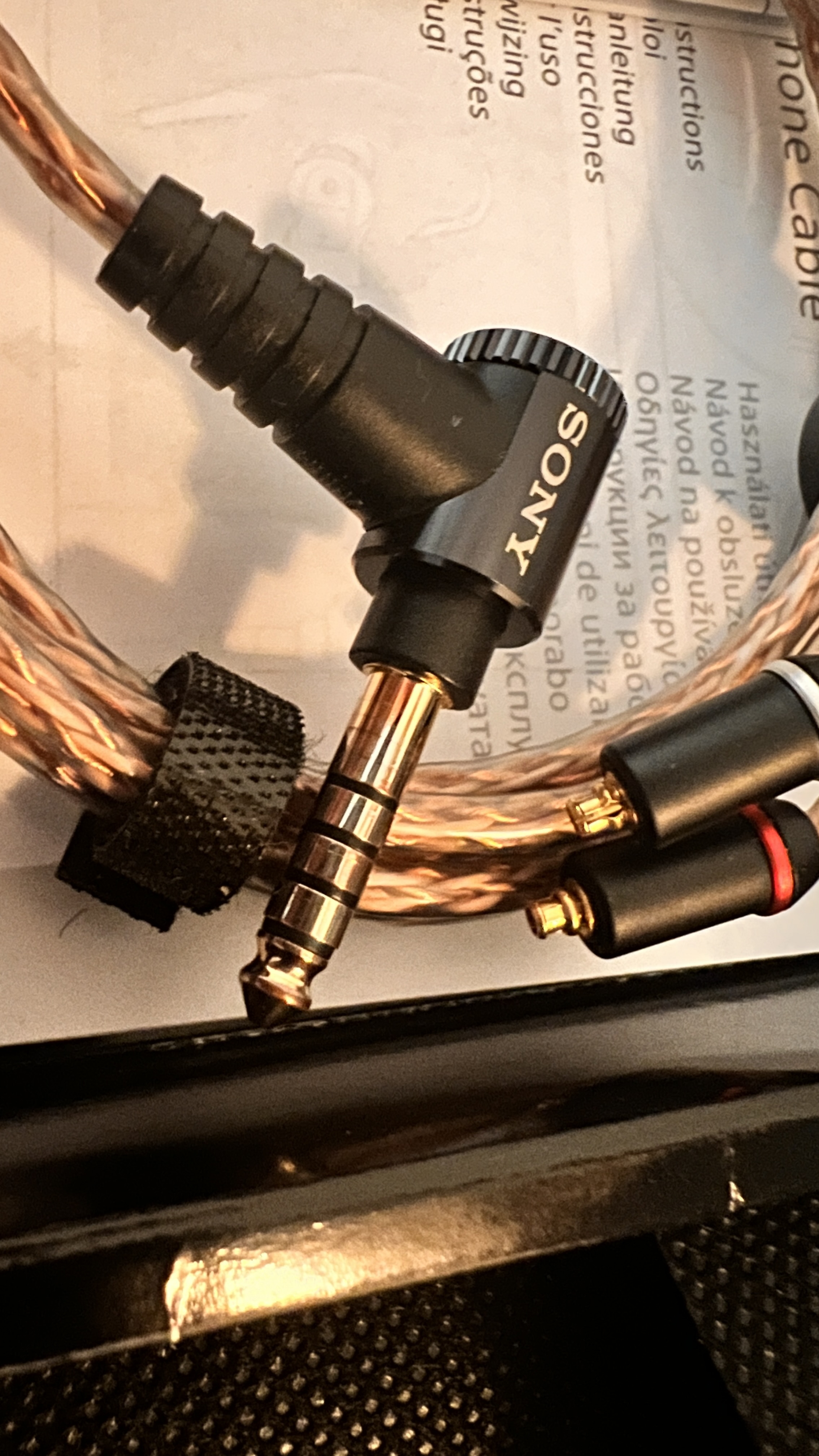 MUC-M12SB1 sony キンバーケーブル mmcx 4 4mm ier-z1r｜Yahoo SONY
