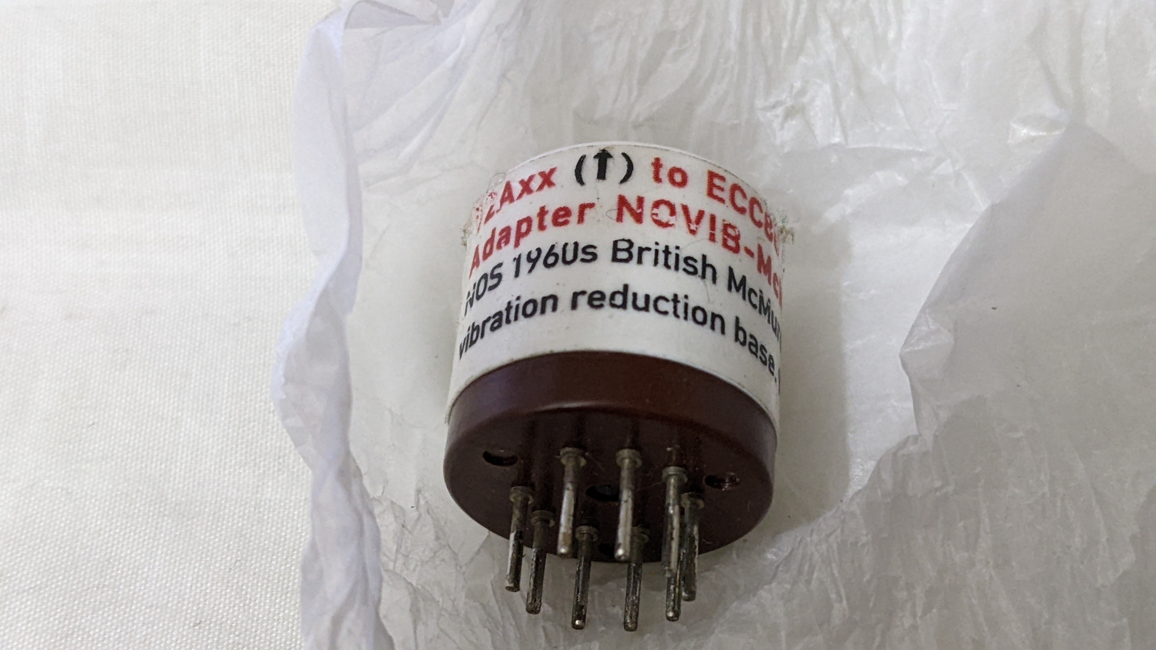 Sold: Tubemonger 12AXX to 6922 (ECC88) Adapters (NOS PAIR) - Brand New ...