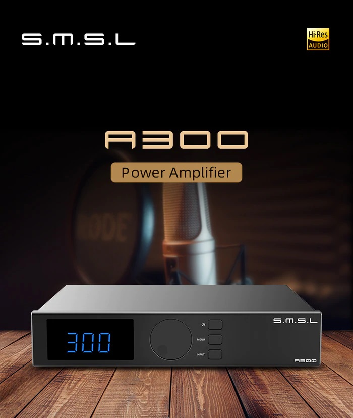 New from SMSL: A300 Power Amplifier