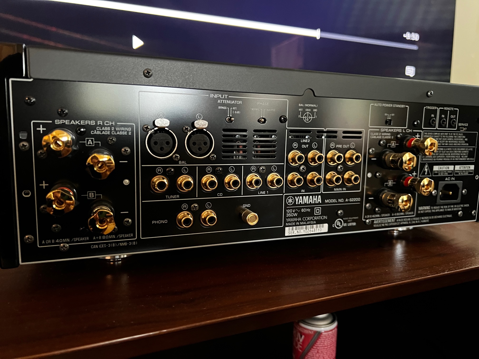 Closed Yamaha AS2200 Integrated Amplifier Black Headphone Reviews