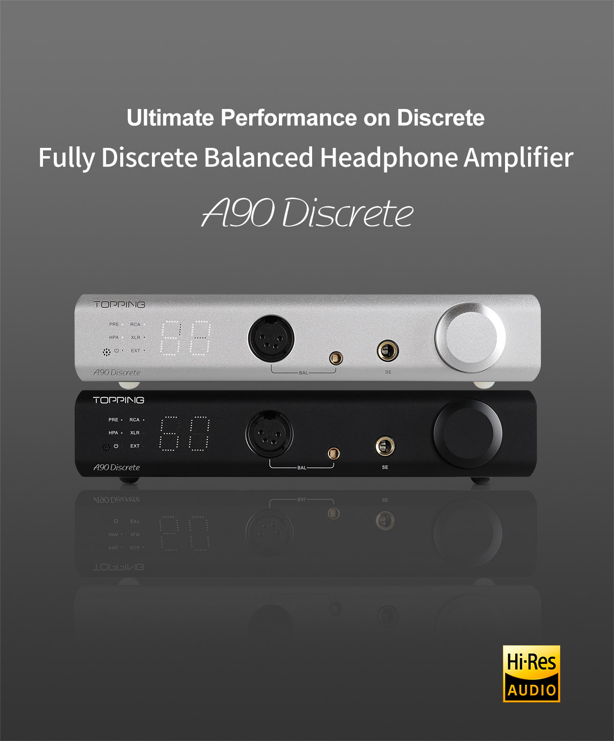 New from TOPPING: A90 Discrete Headphone Amplifier