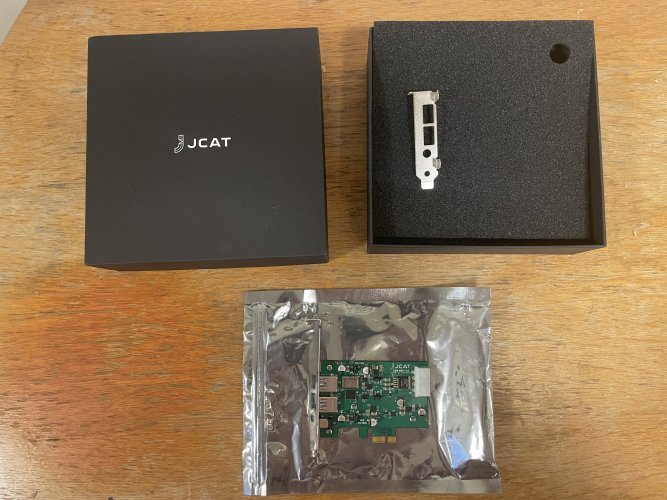 Sold JCAT USB Card FEMTO Headphone Reviews and Discussion