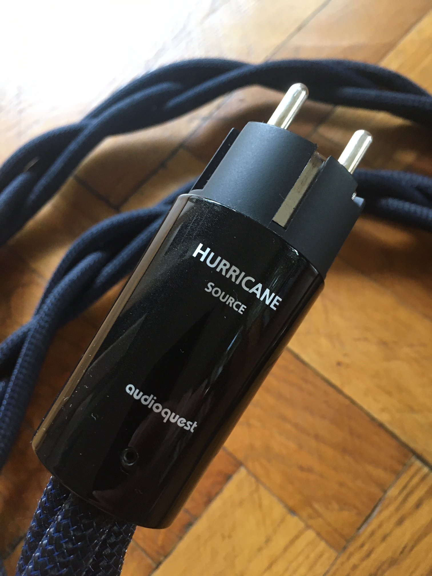 Sold Audioquest Hurricane Source power cable Headphone Reviews and