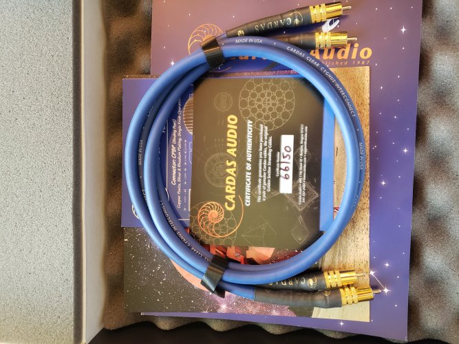 Closed Cardas Clear Cygnus interconnect 1m RCA Headphone Reviews and