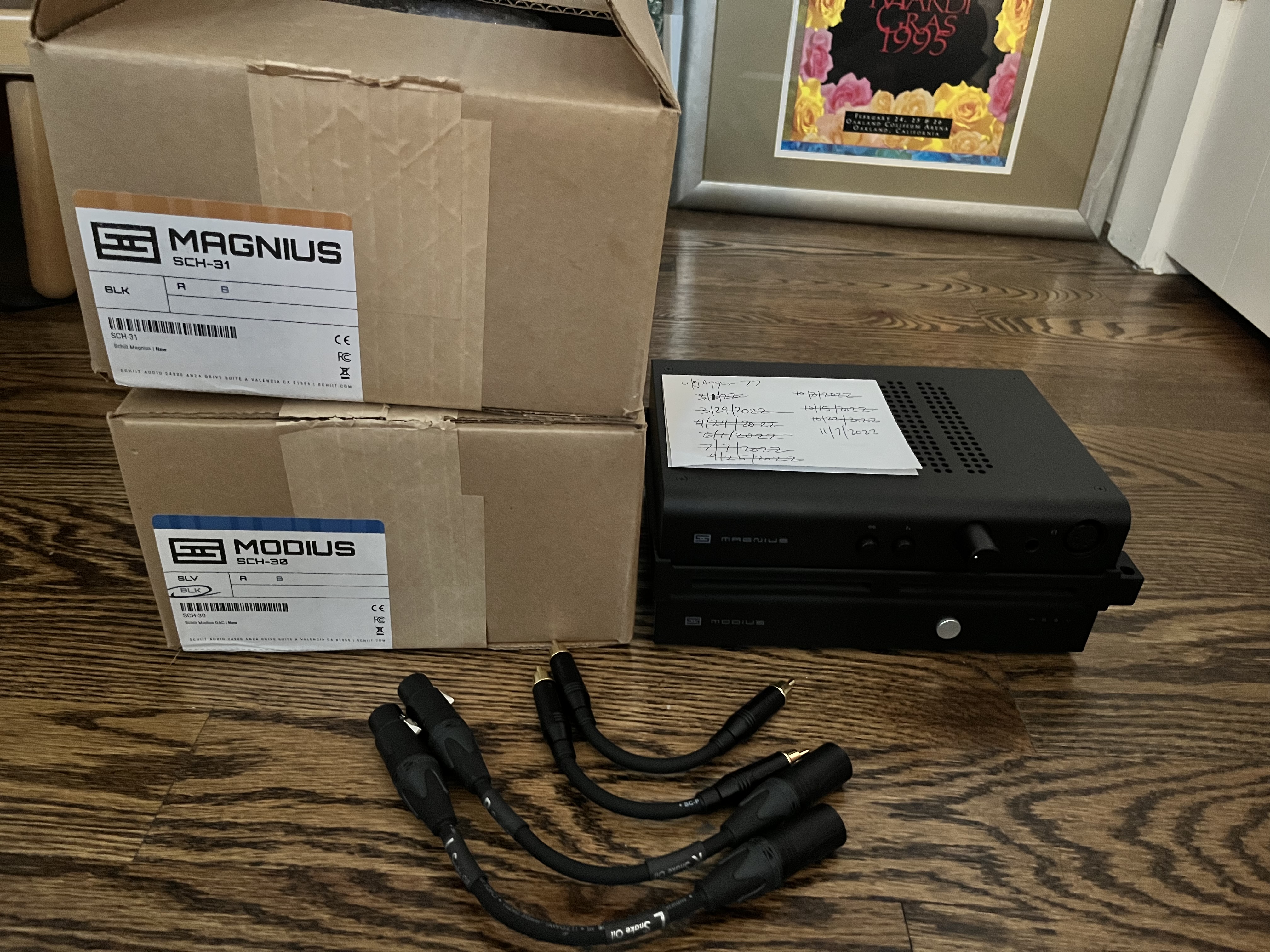 Closed: Schiit Stack Magnius+Modius with extras | Headphone Reviews and ...