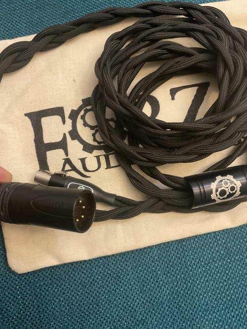 Sold Forza Audioworks Noir Hybrid HPC headphone cable for Meze