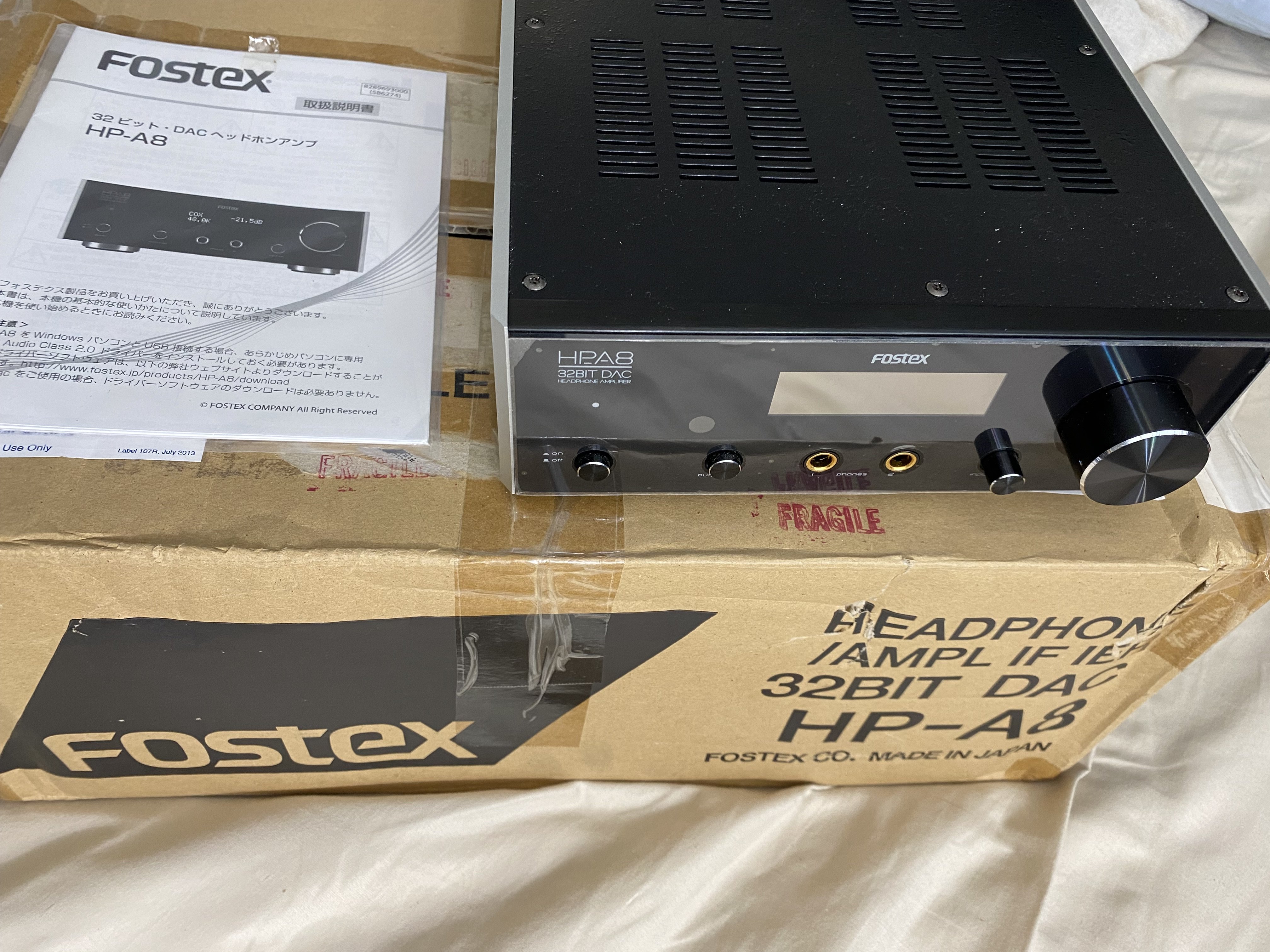 Sold: reduced Fostex HP-A8 Headphone Amp/Dac | Headphone Reviews and ...