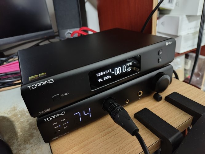 Sold: [SOLD] Topping Stack (Black) D90SE + A90D | Headphone Reviews and ...