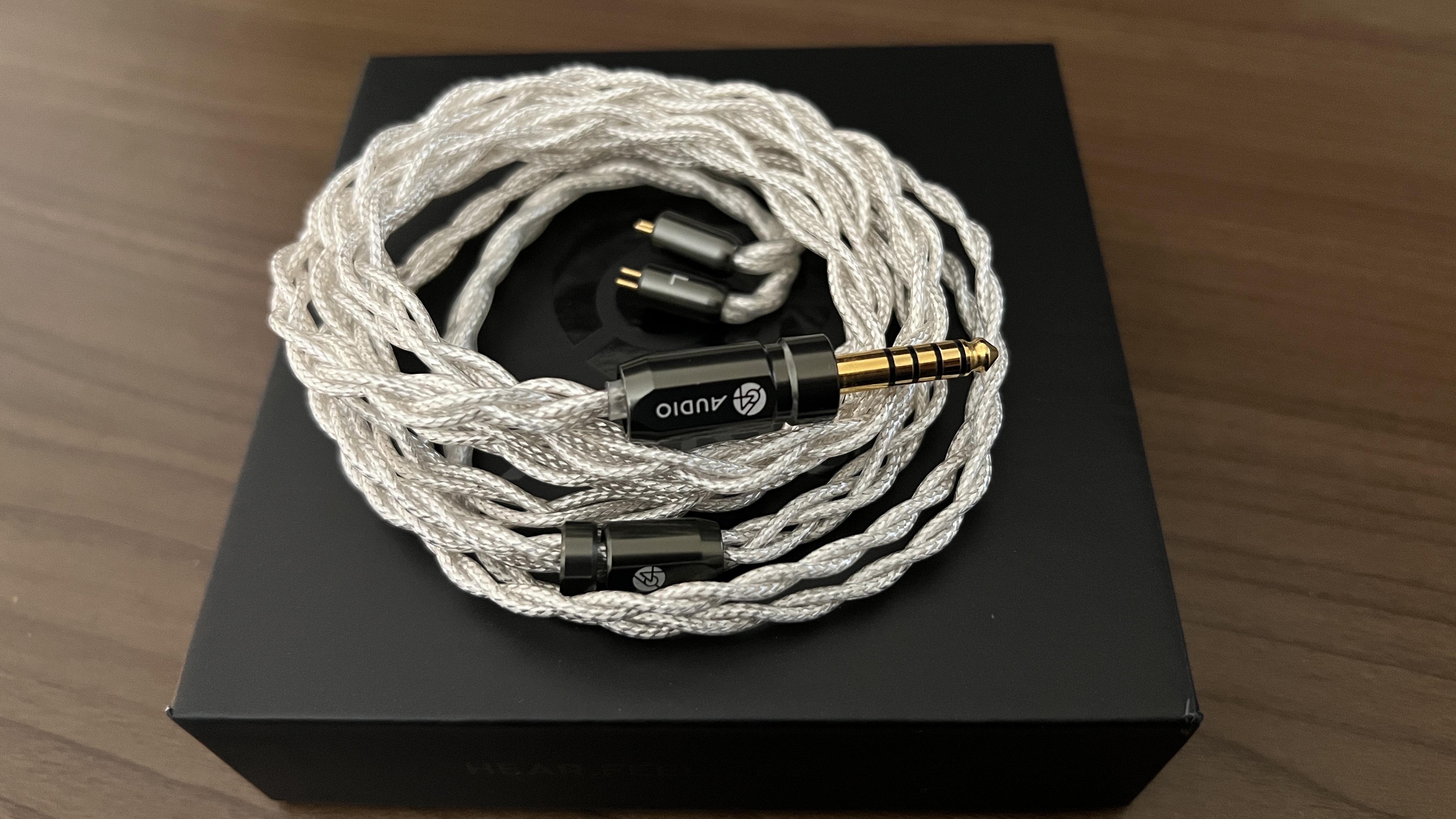 64AUDIO 4.4mm Shielded Silver Core Cable