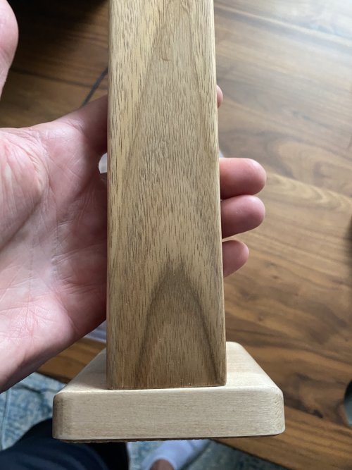 Sold STAX wood HP stand + dust cover (hps2 and cpc1) Headphone