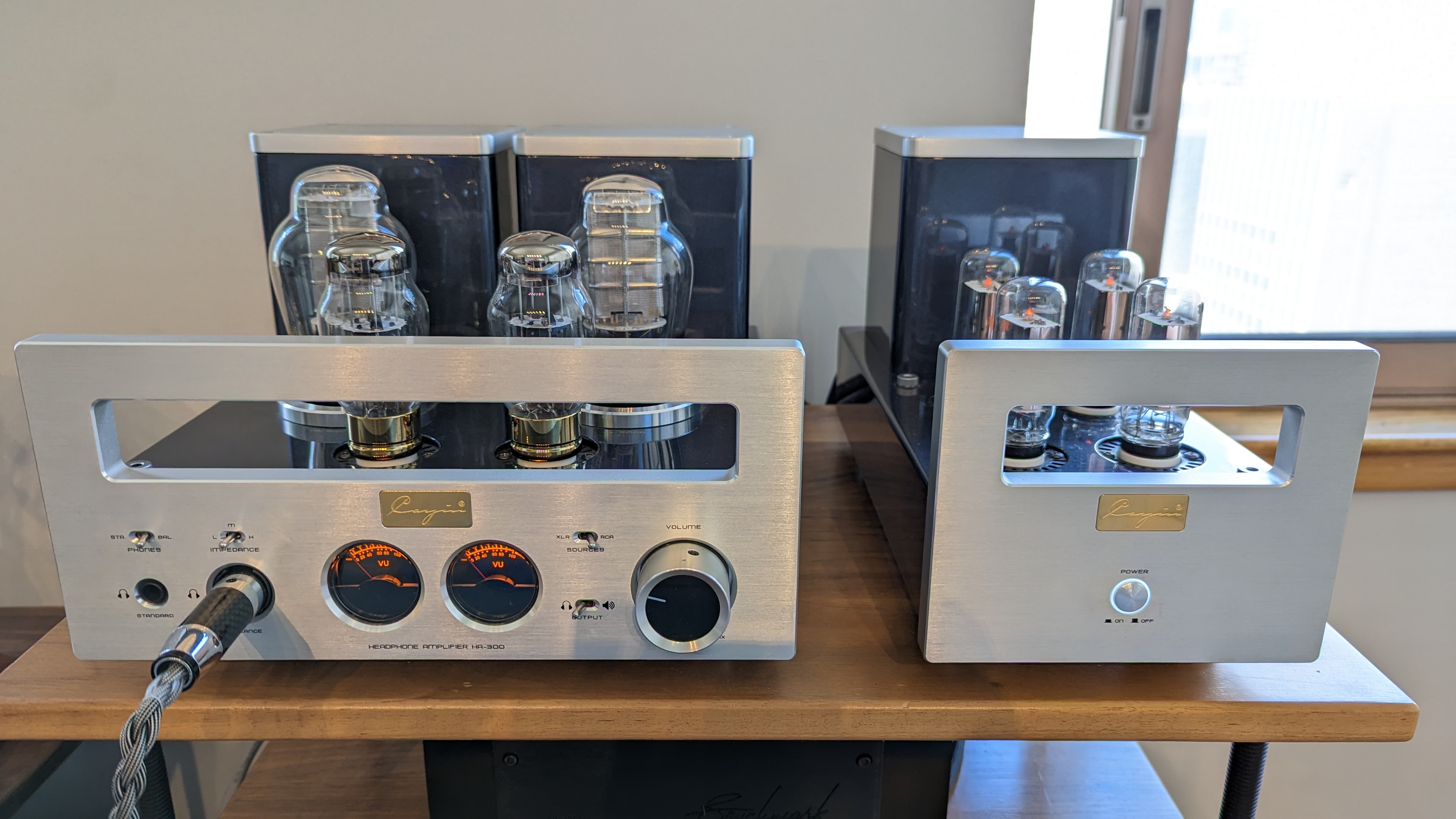 Sold Cayin HA300 mk1 headphone/speaker tube amp (Duelund caps, extra