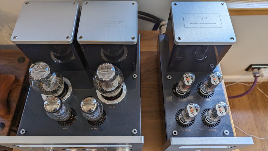 Sold Cayin HA300 mk1 headphone/speaker tube amp (Duelund caps, extra