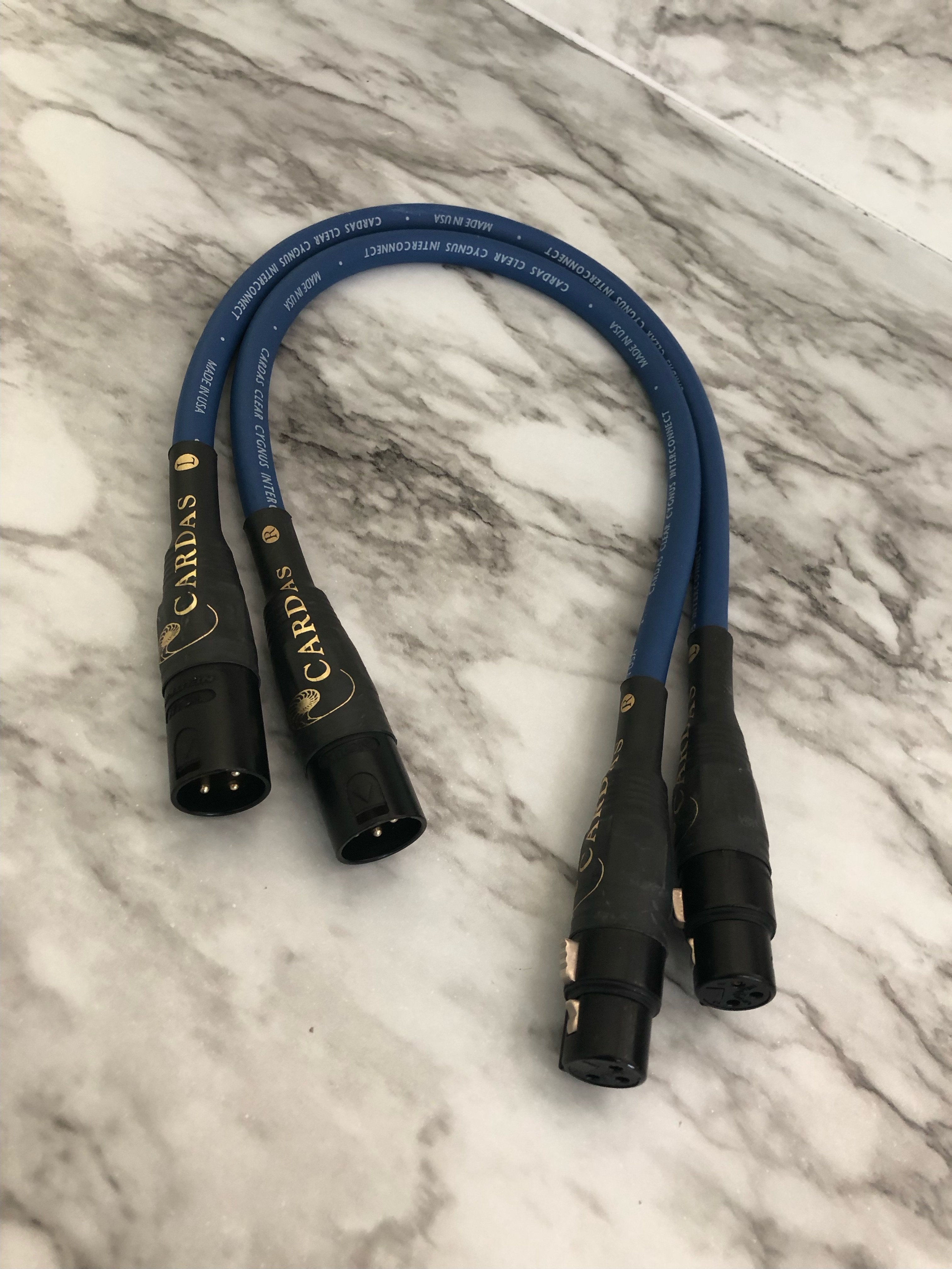 Closed Cardas Clear Cygnus XLR Interconnects (0.5m) Headphone
