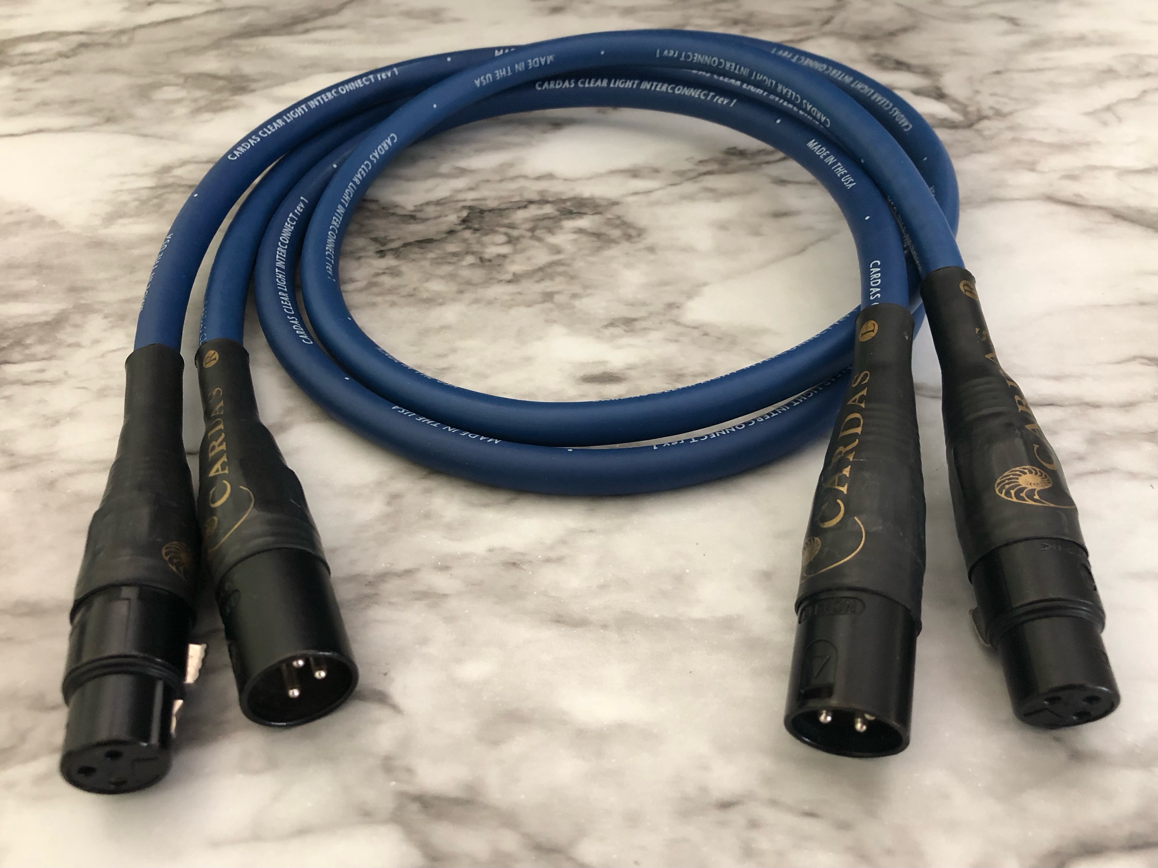 Closed 1m Cardas Clear Light Rev. 1 XLRs with original Cardas box