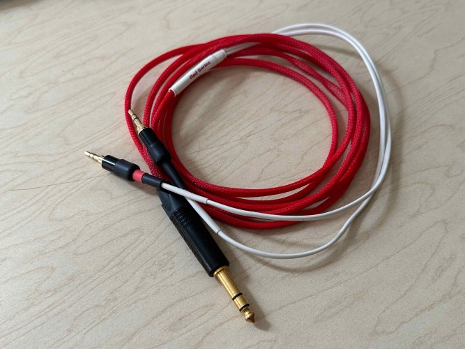 Wywires Red for Focal and Hifiman 8ft