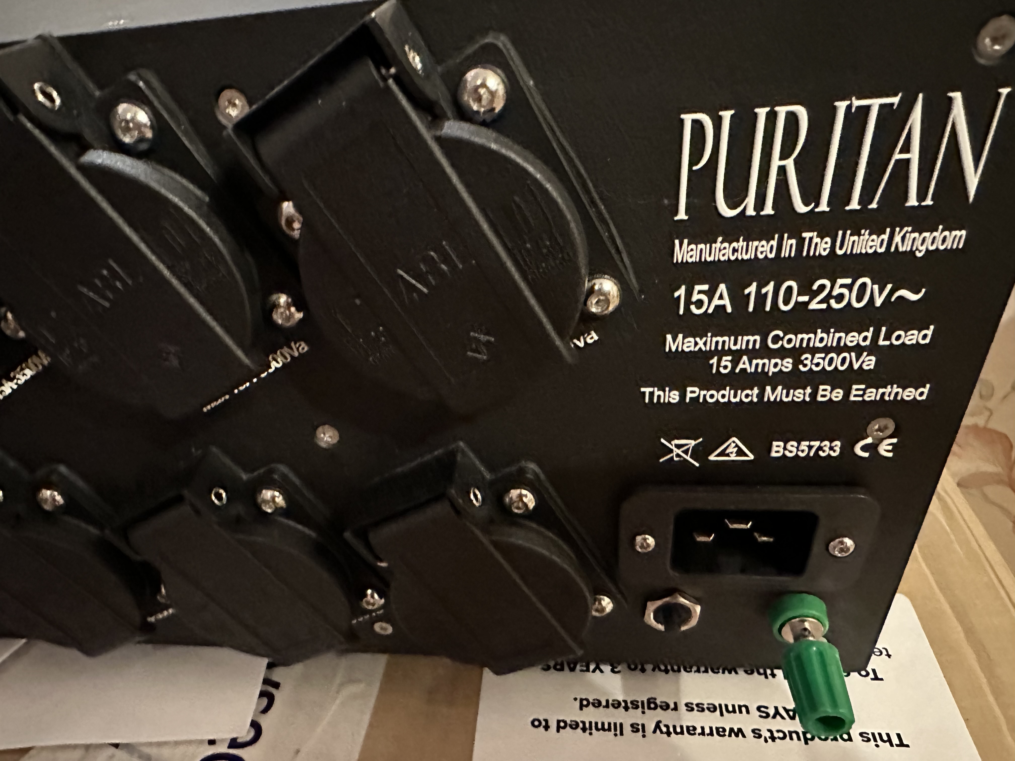 Sold Puritan Power Conditioner PSM1512 4500 retail Headphone