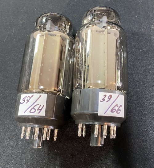 Coppia Di Valvole Termoioniche Telefunken 6463, Usate Ma In Ottimo Stato, Ricambio Per 12BH7 E 6N6, Audio Vintage - Foto 2