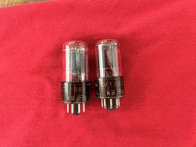 Sold *Price Drop* Matched pair Brimar CV1988 6sn7gty KB/FB 1957