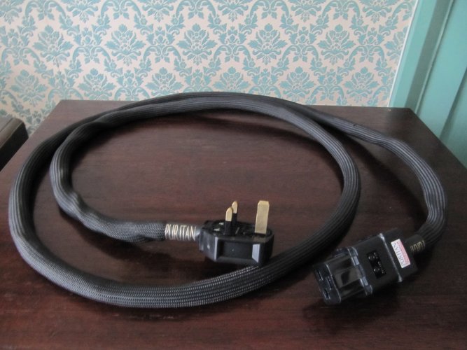Closed Puritan Audio Classic Plus Mains Cable 2 Metres C19 16/20 Amp Input Connector