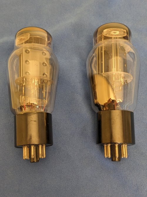 Paire De Tubes électroniques IBM 5998 - NOS - Testés - USA
