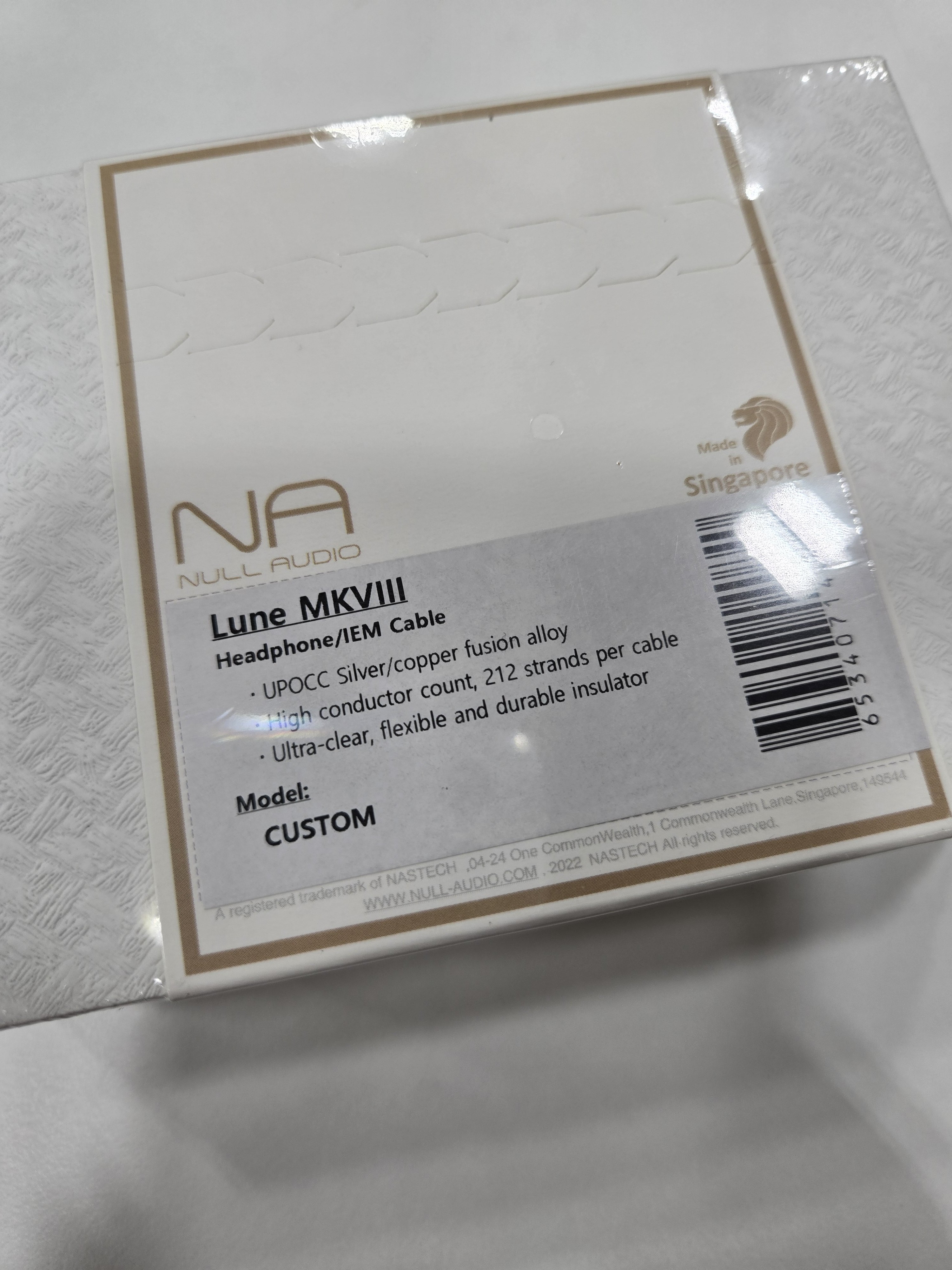 Sold: Null Audio Lune MKVIII USB C cable with IPX connector - NEW IN ...