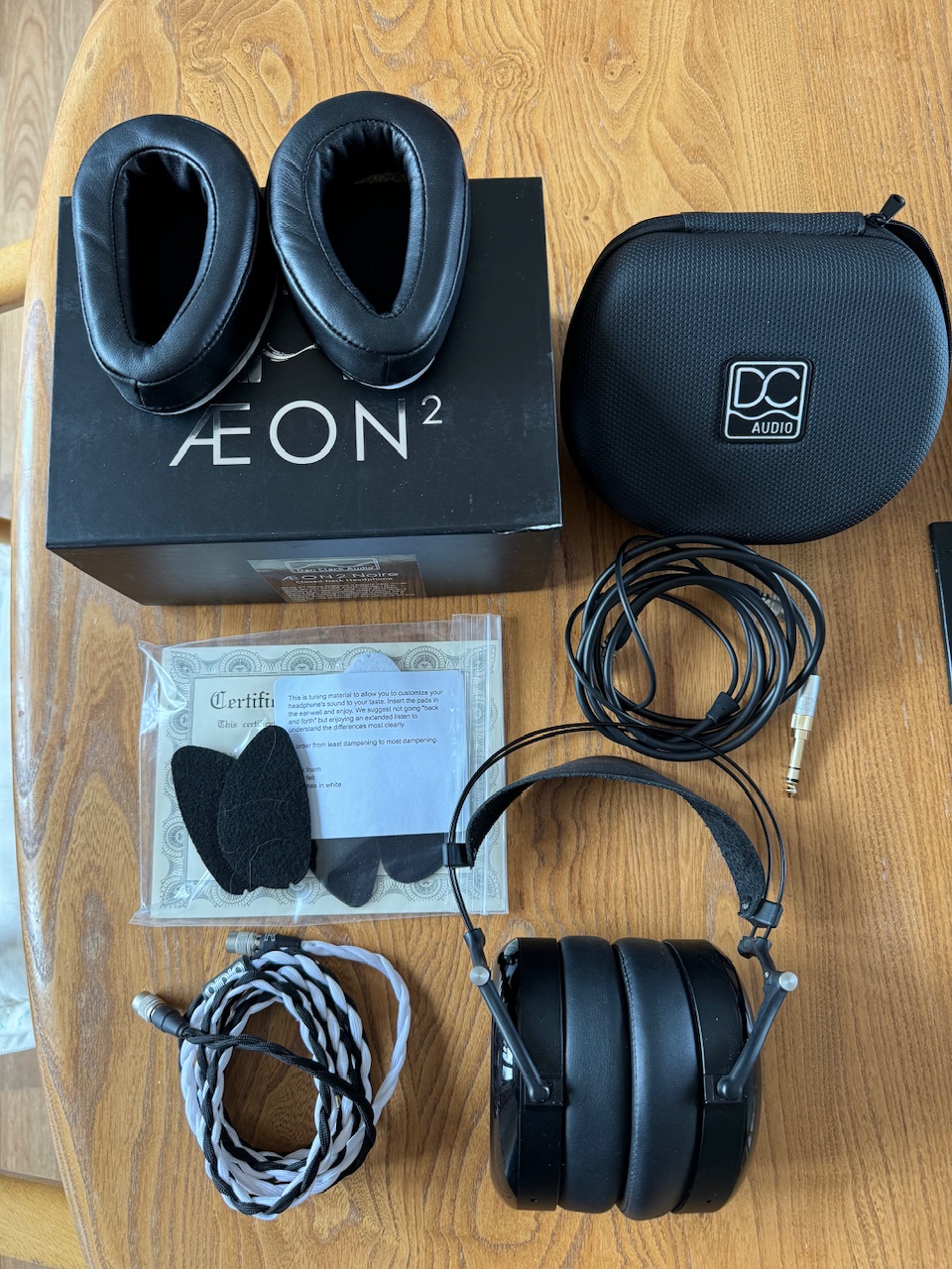Closed: Dan Clark Audio Aeon 2 Noire - extras including Oidio 4.4mm ...