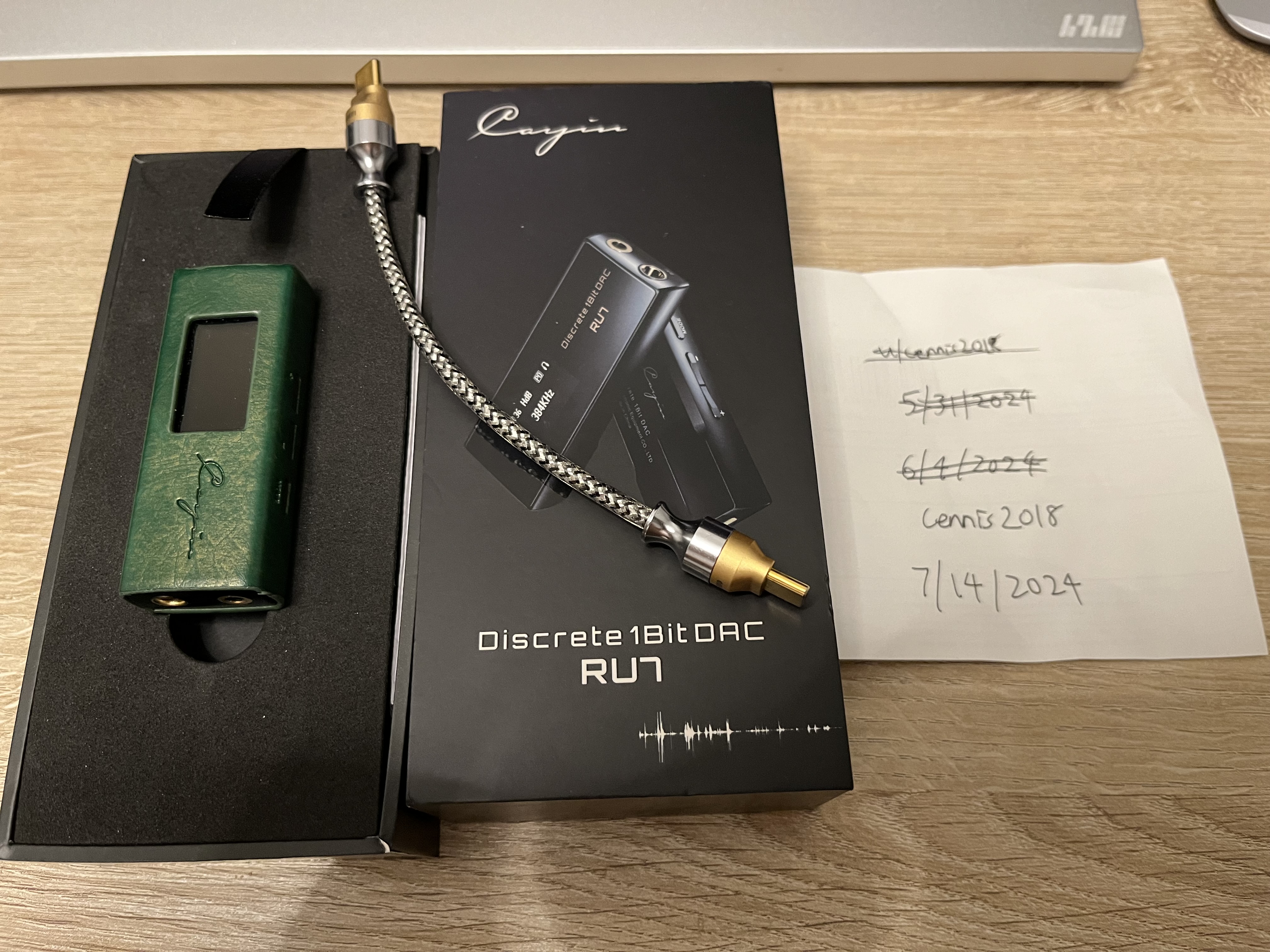 Koop Ru7 Closed: Cayin RU7 with ddhifi upgrade cable | Headphone Reviews and ...