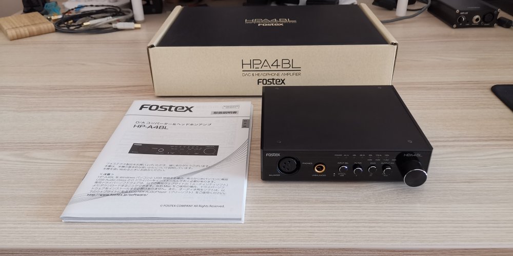 美品☆ Fostex HP-A4BL ☆ ハイレゾ対応ヘッドホンアンプ