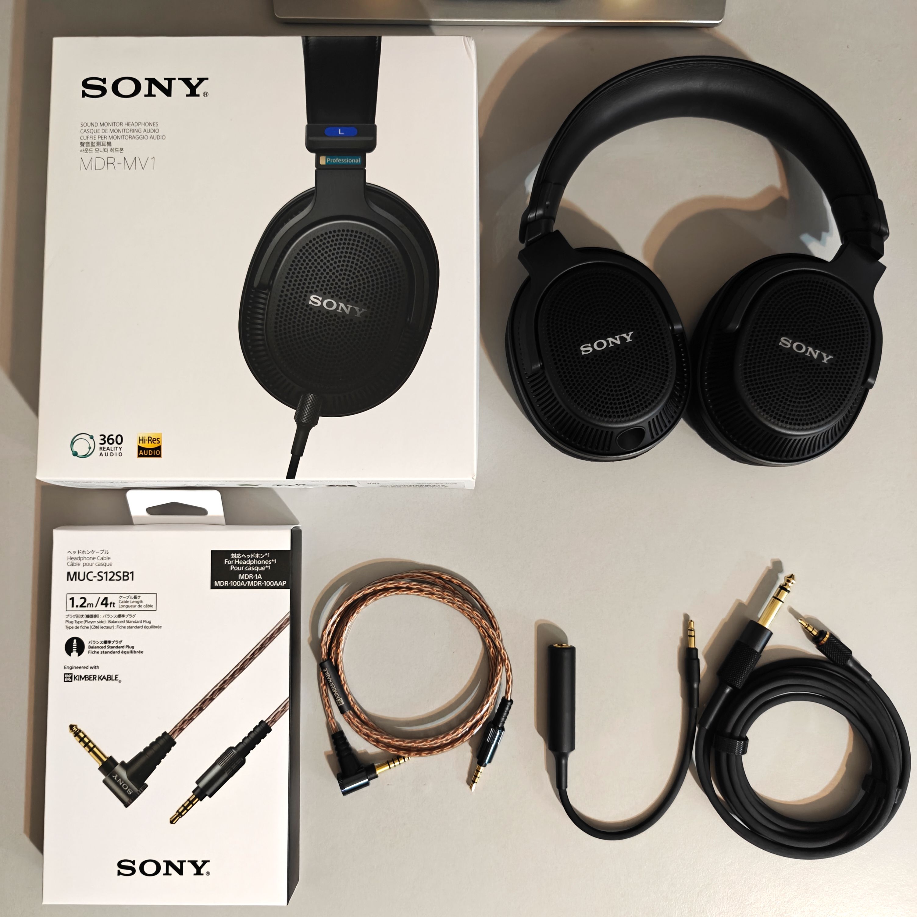 Closed: Sony MDR-MV1 with MUC-S12SB1 4.4mm Balanced Kimber Kable