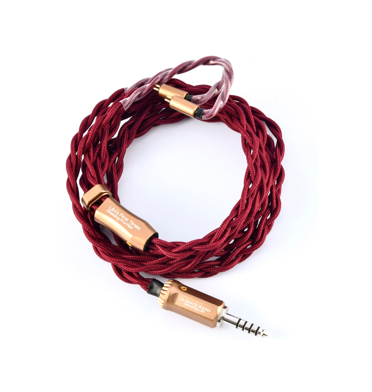 First Times Shielding PRO Red UM Soleil Tombé cable (2Pin flat