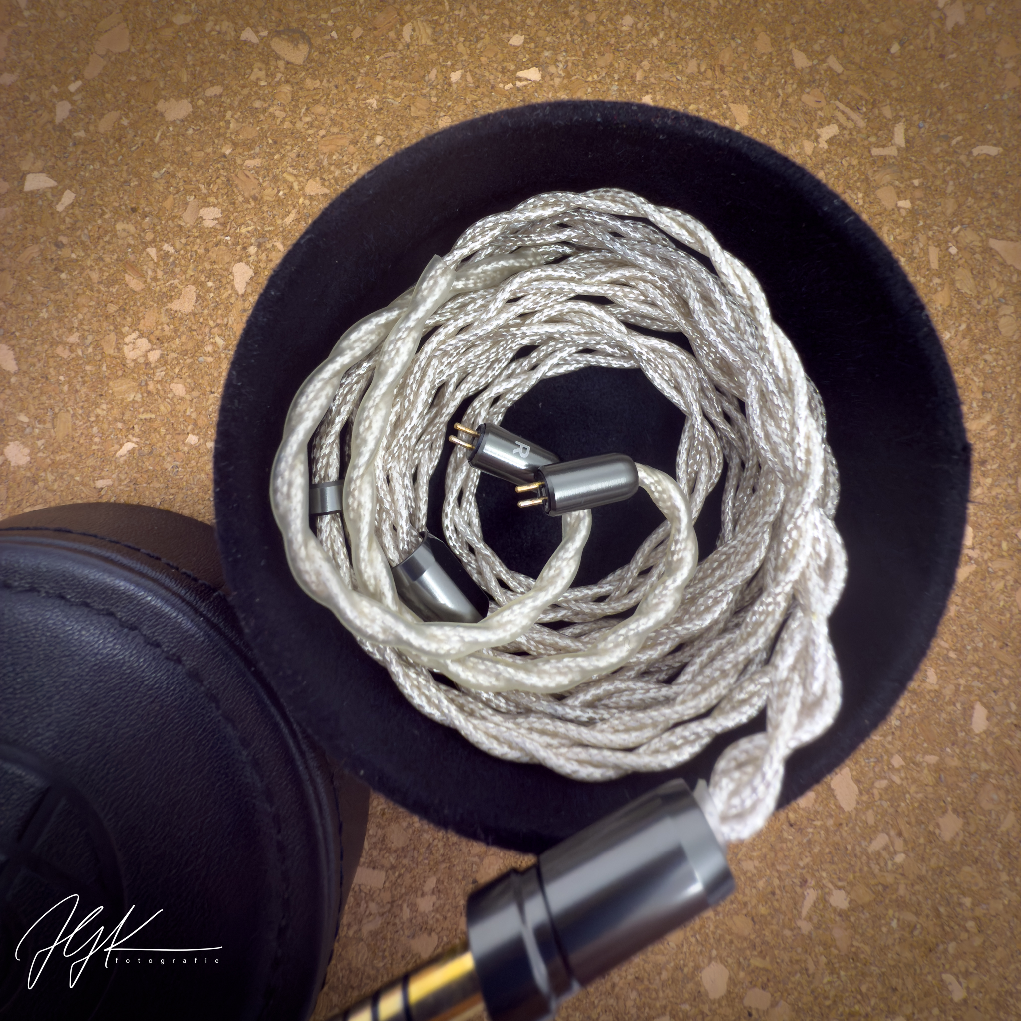 Sold: ❤️‍🔥 64 Audio Shielded Silver 4.4mm Balanced to 2-Pin IEM