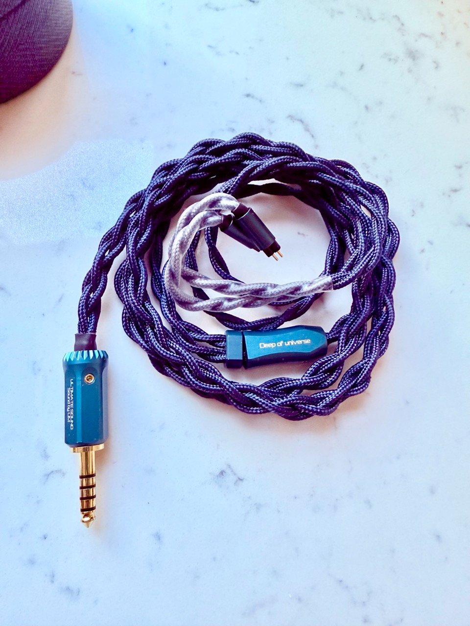 Sold: PW Audio Deep of Universe Shielding 4.4mm Cable (blue