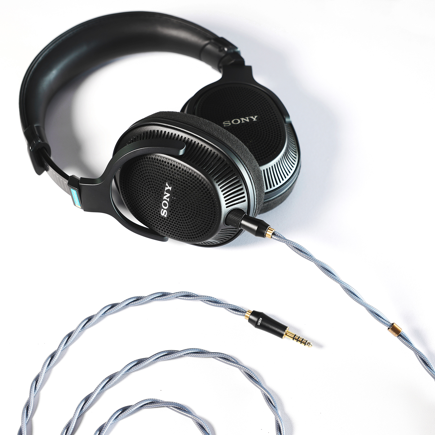 ddHiFi BC150B-MV Double Shielded Silver Headphones Upgrade Cable