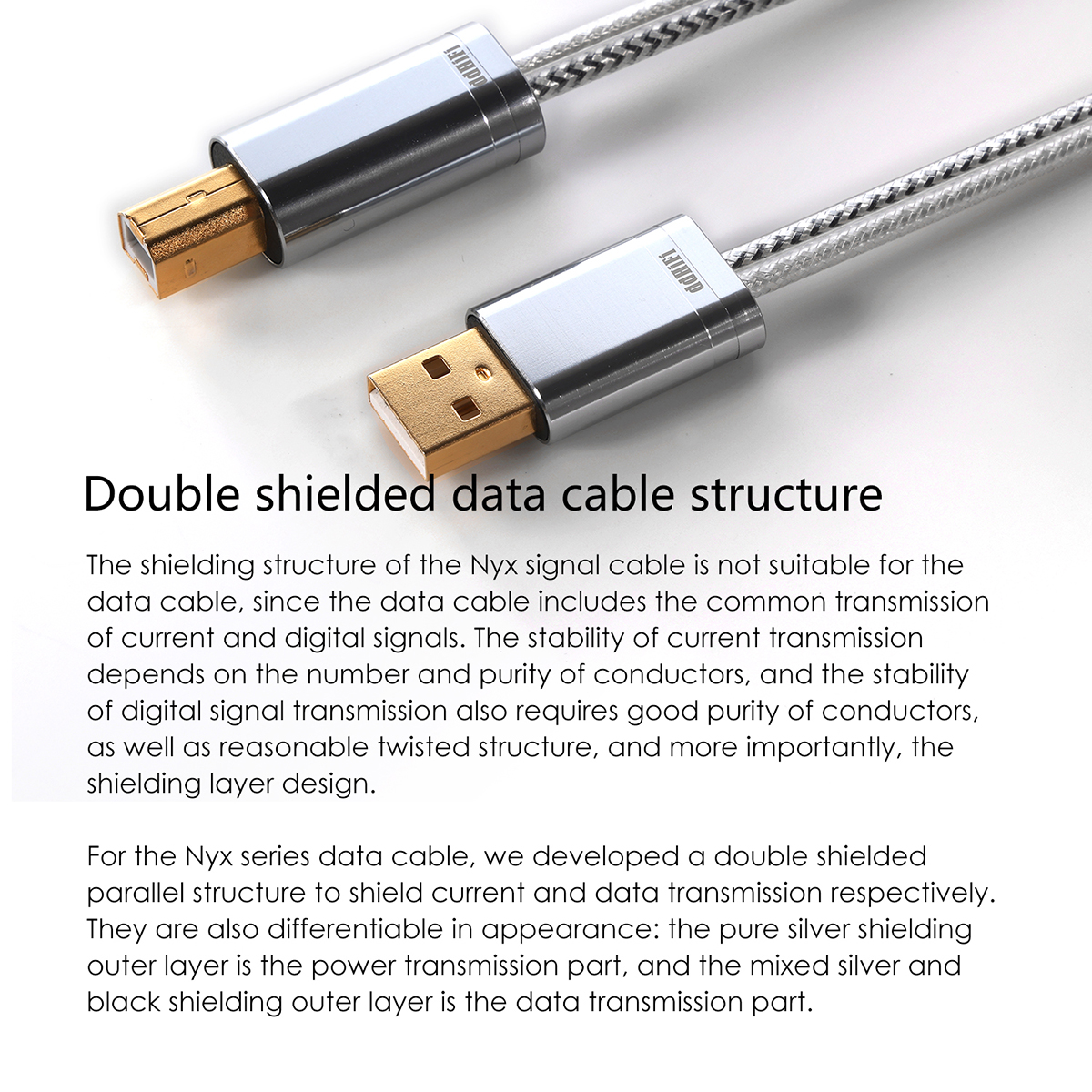 ddHiFi TC09BA (USB-A to USB-B) / TC09BC (USB-C to USB-B) HiFi