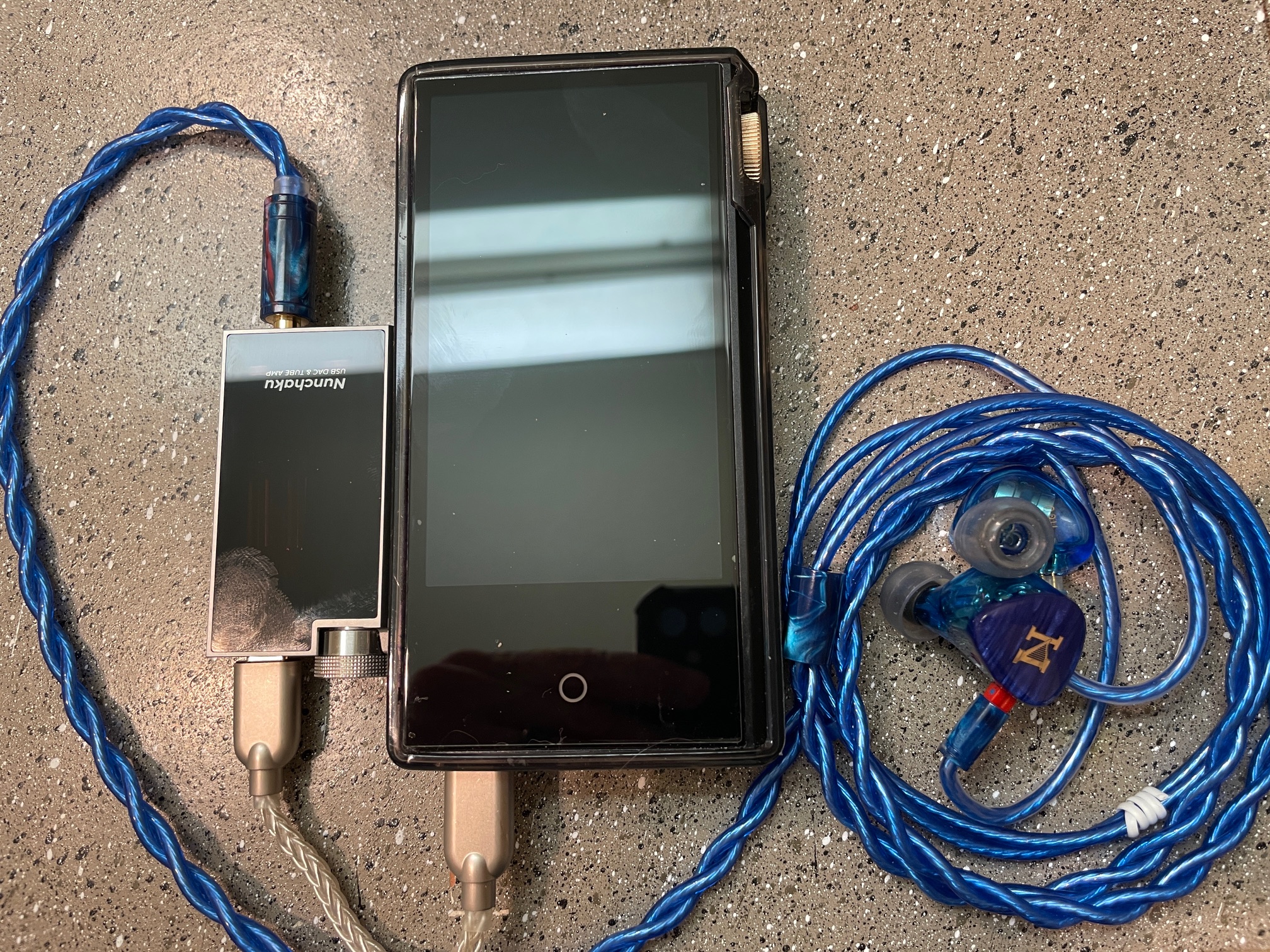 ★美品5点セット★fiio M21➕iBasso Audio Nunchaku iBasso Audio Nunchaku Raytheon JAN6418 tube USB-C DAC/amp